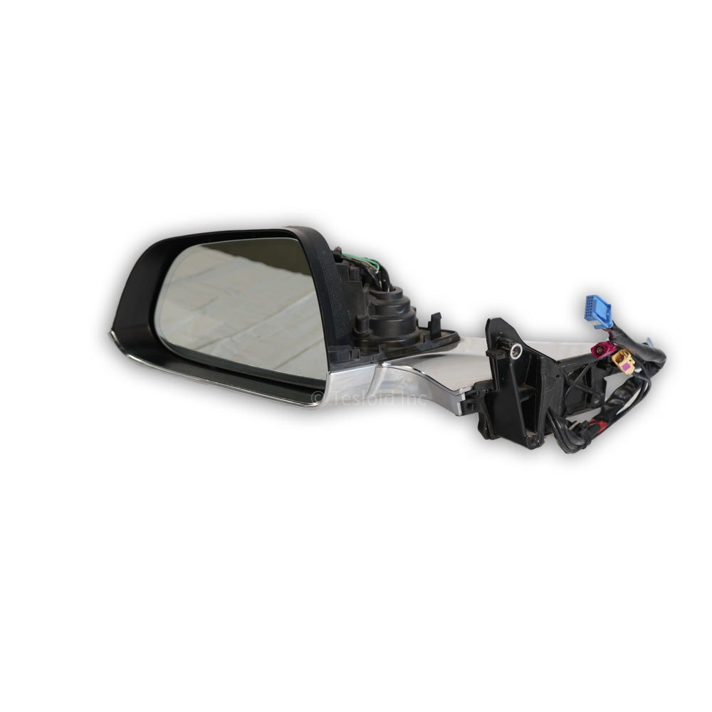 EXT MIRROR ASSY, PREMIUM, DOMESTIC, LEFT HAND - NEC - Chrome - Model 3