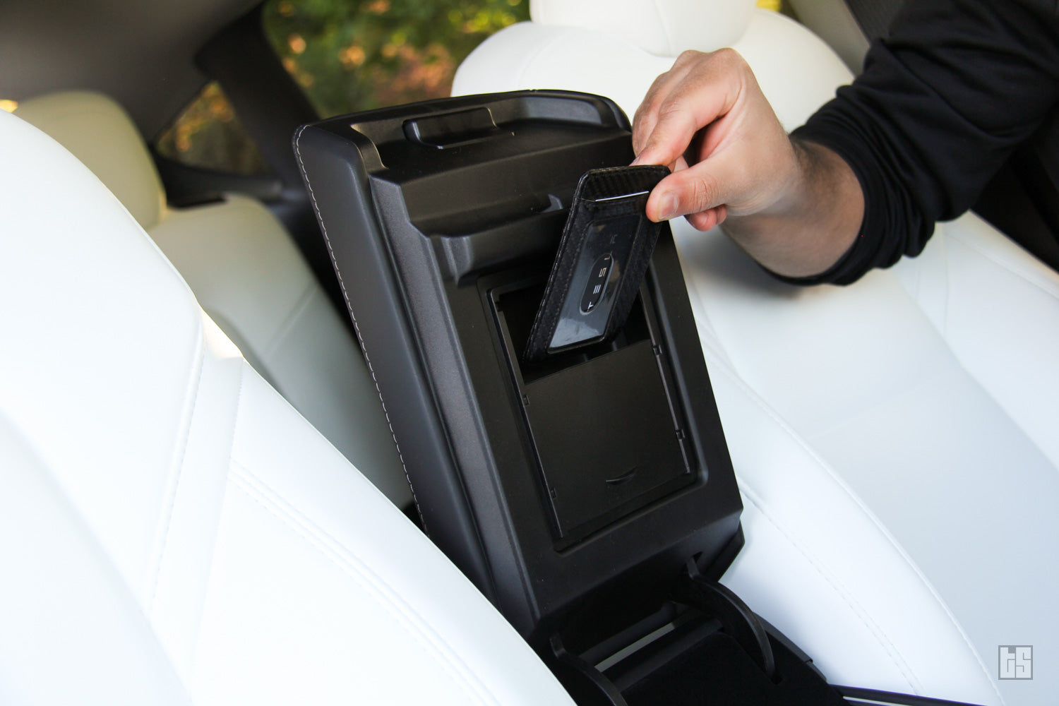 Model 3 Armrest Hidden Storage