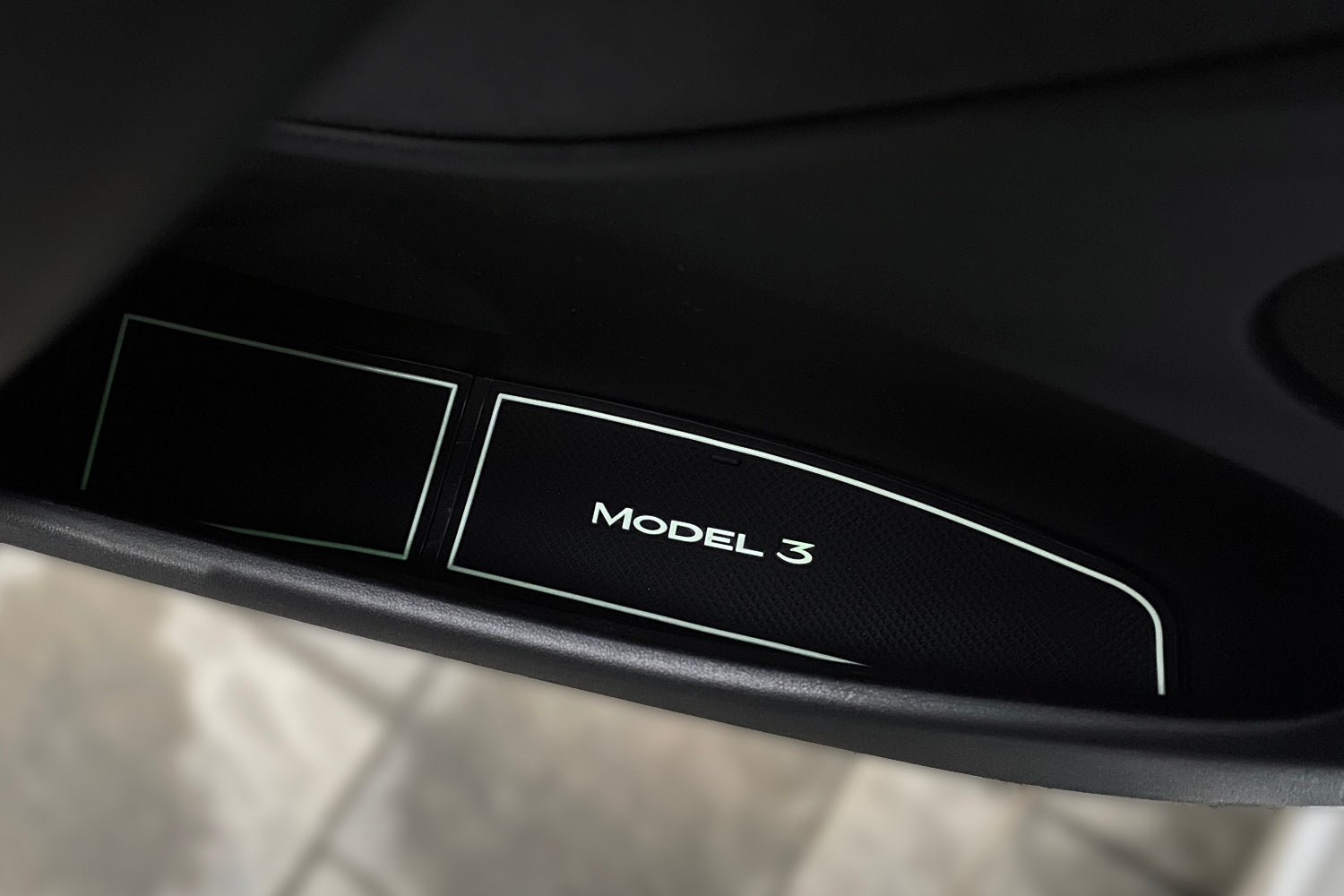 Model 3 Cup Holder and Storage Liner Mats