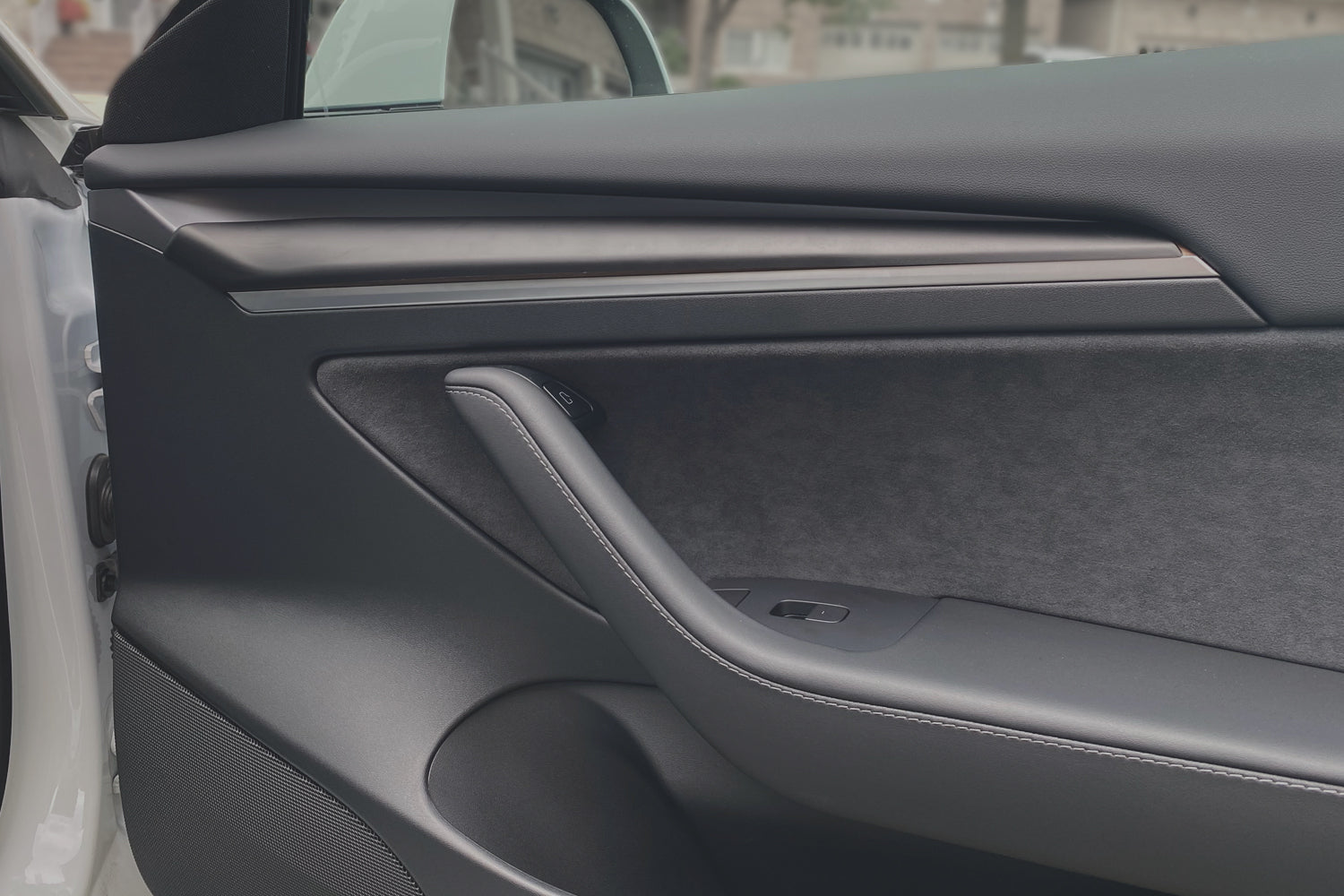 Model 3 Matte Black Dash & Doors Trim Covers