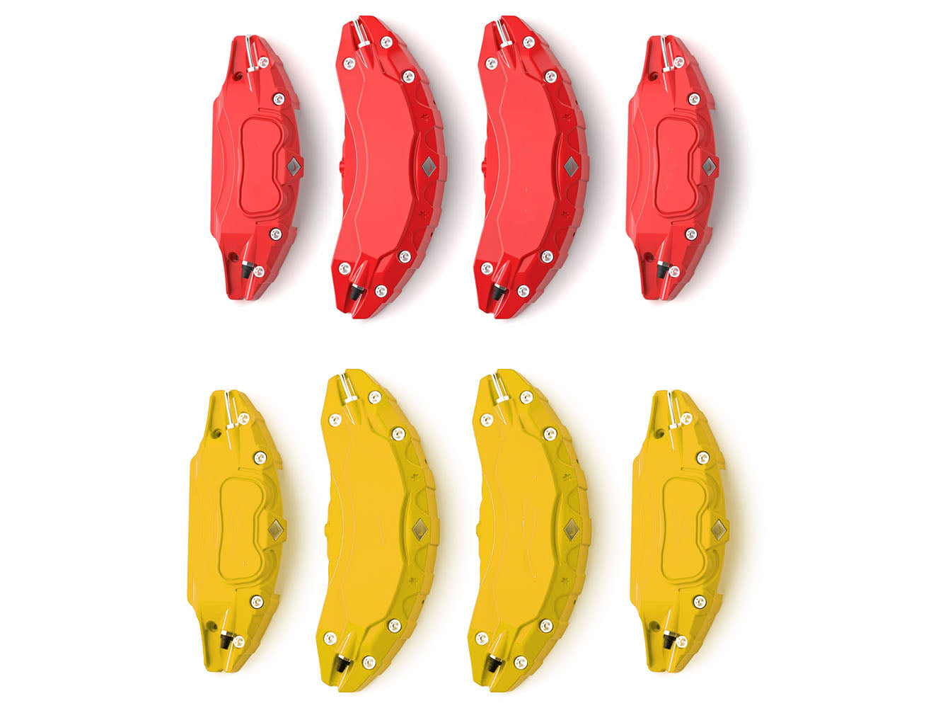 Model Y Caliper Covers (Red/Yellow)