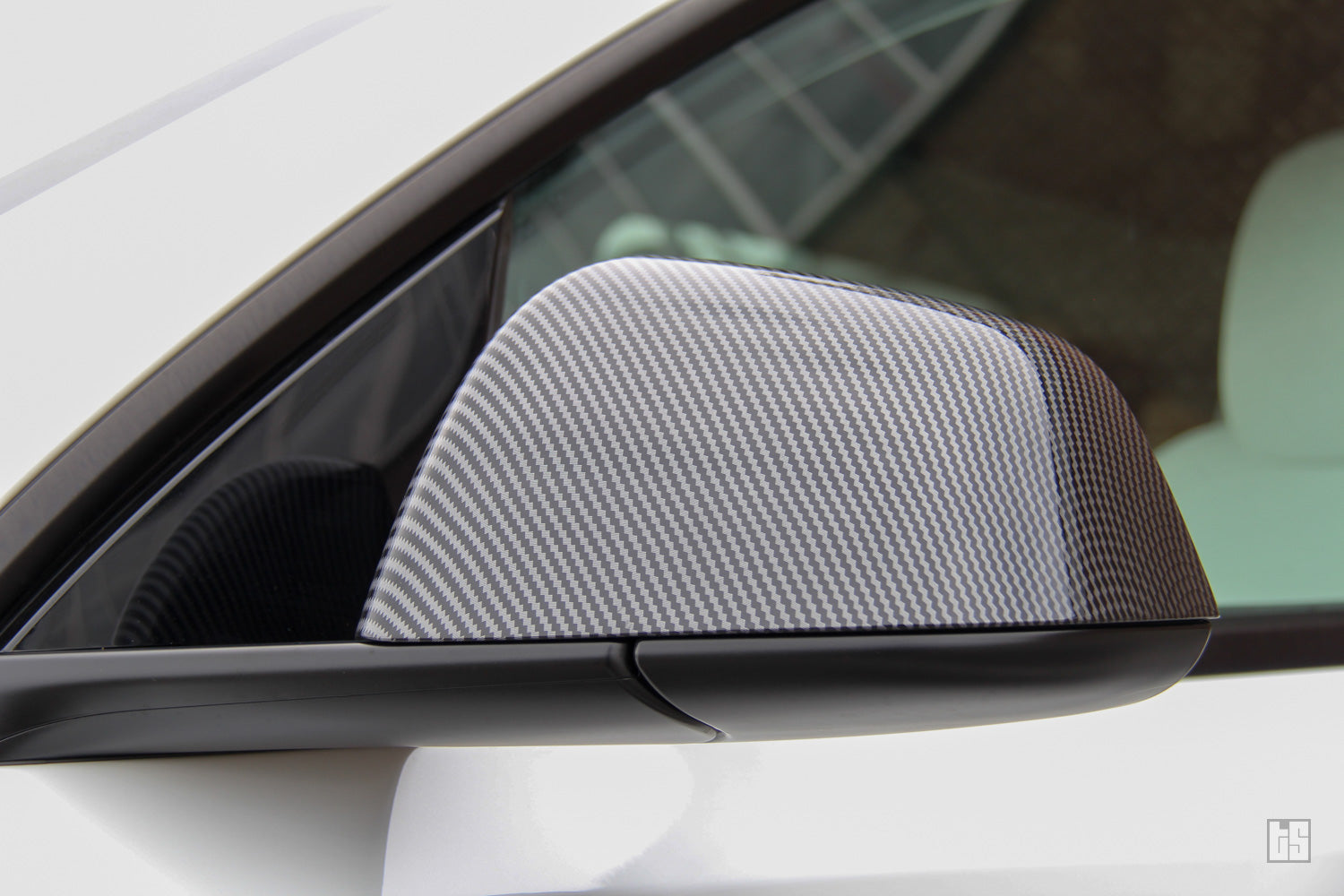 Model 3 Side Mirror Covers – Carbon Fiber