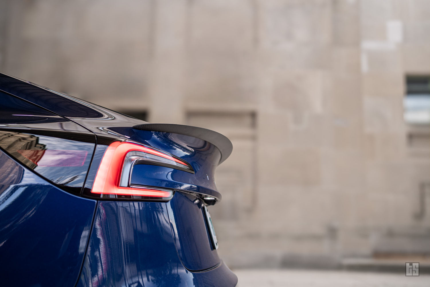 Model 3 Performance Spoiler – Genuine Carbon Fiber