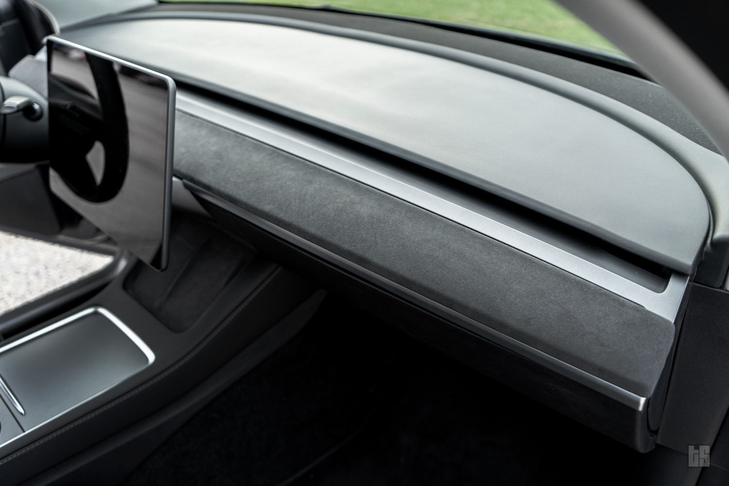 Model 3 Alcantara Dash & Doors Trim Covers