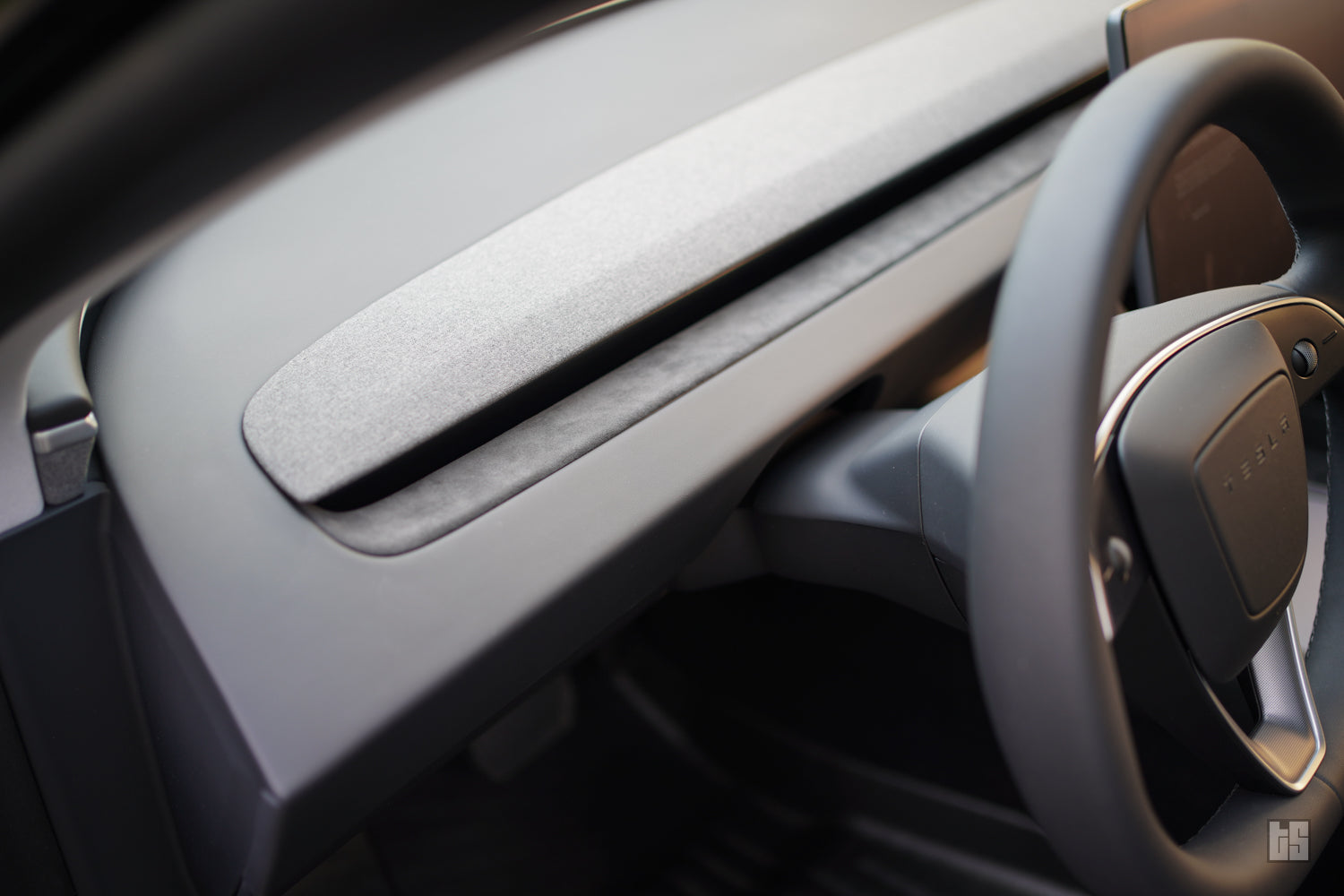 Model 3 Alcantara Dash Trim Cover
