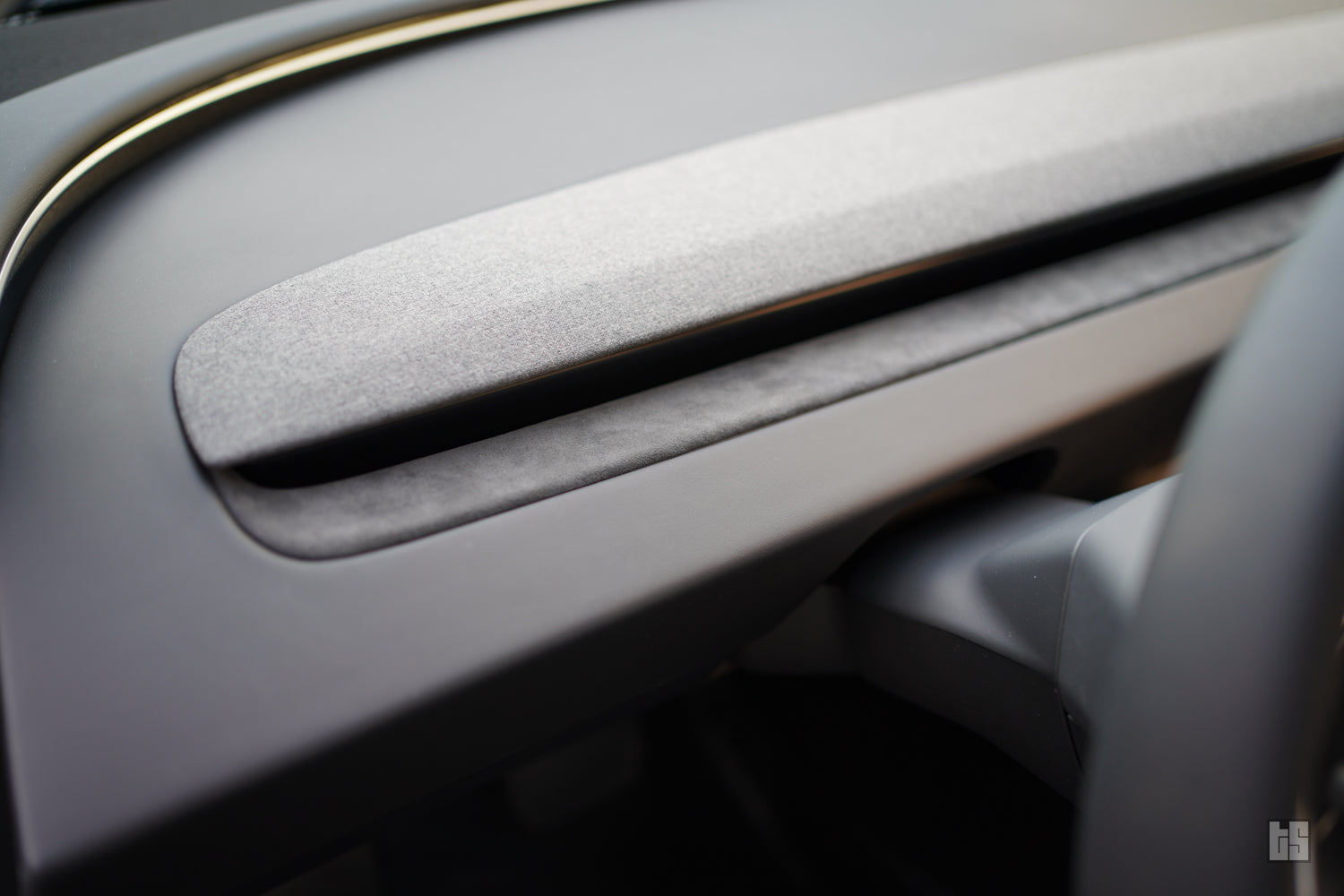 Model 3 Alcantara Dash Trim Cover