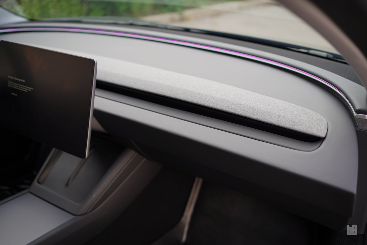 Model 3 Matte Black Dash Trim Cover