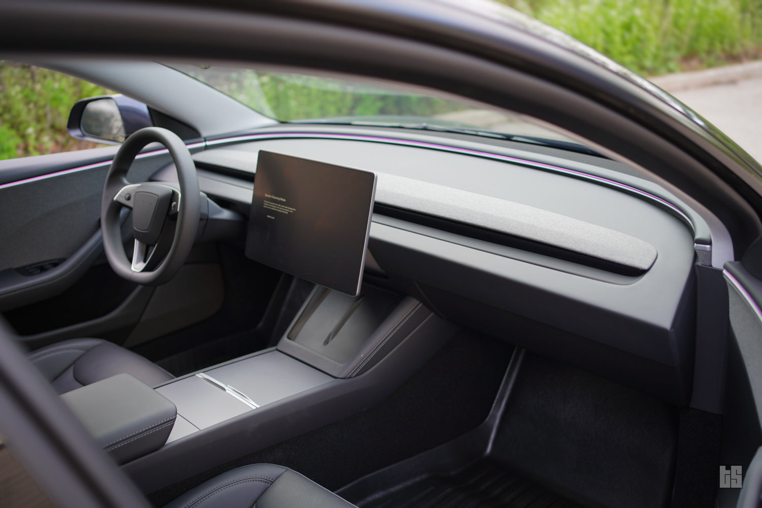 Model 3 Matte Black Dash Trim Cover