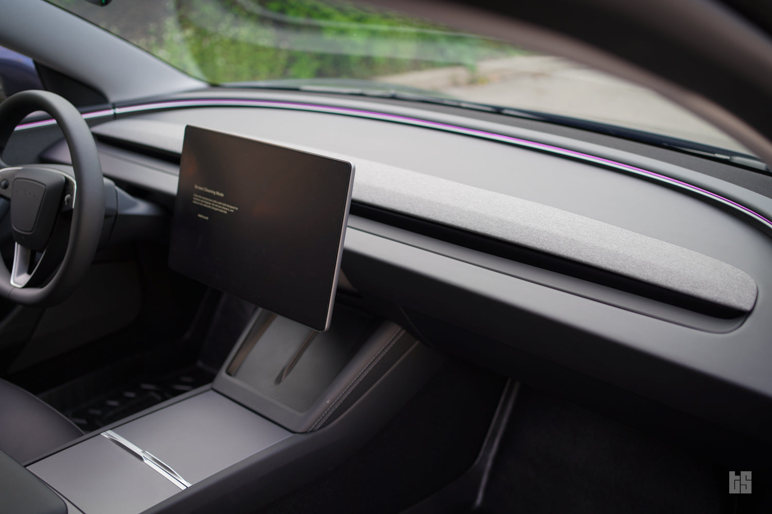 Model 3 Matte Black Dash Trim Cover