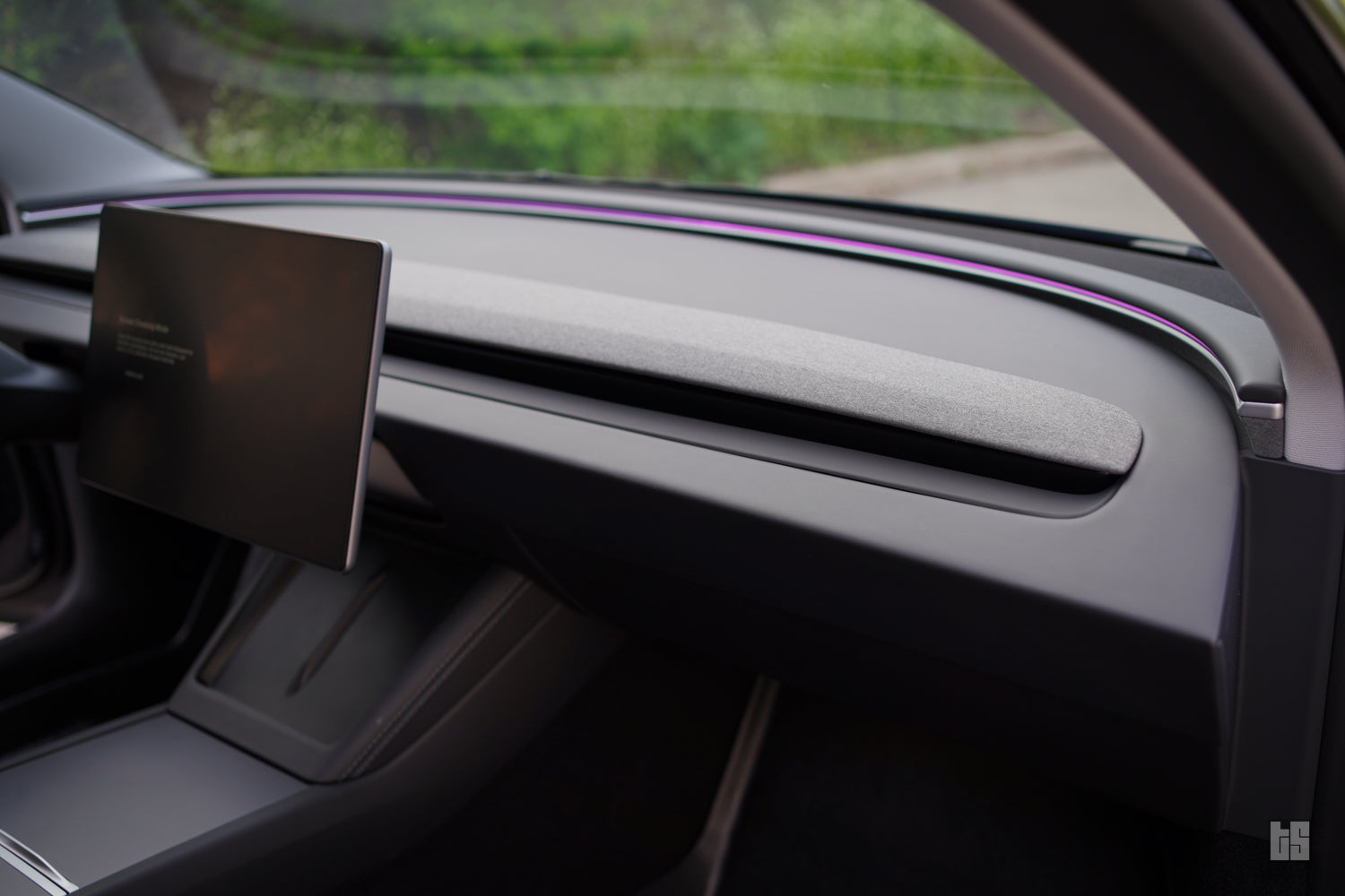 Model 3 Matte Black Dash Trim Cover