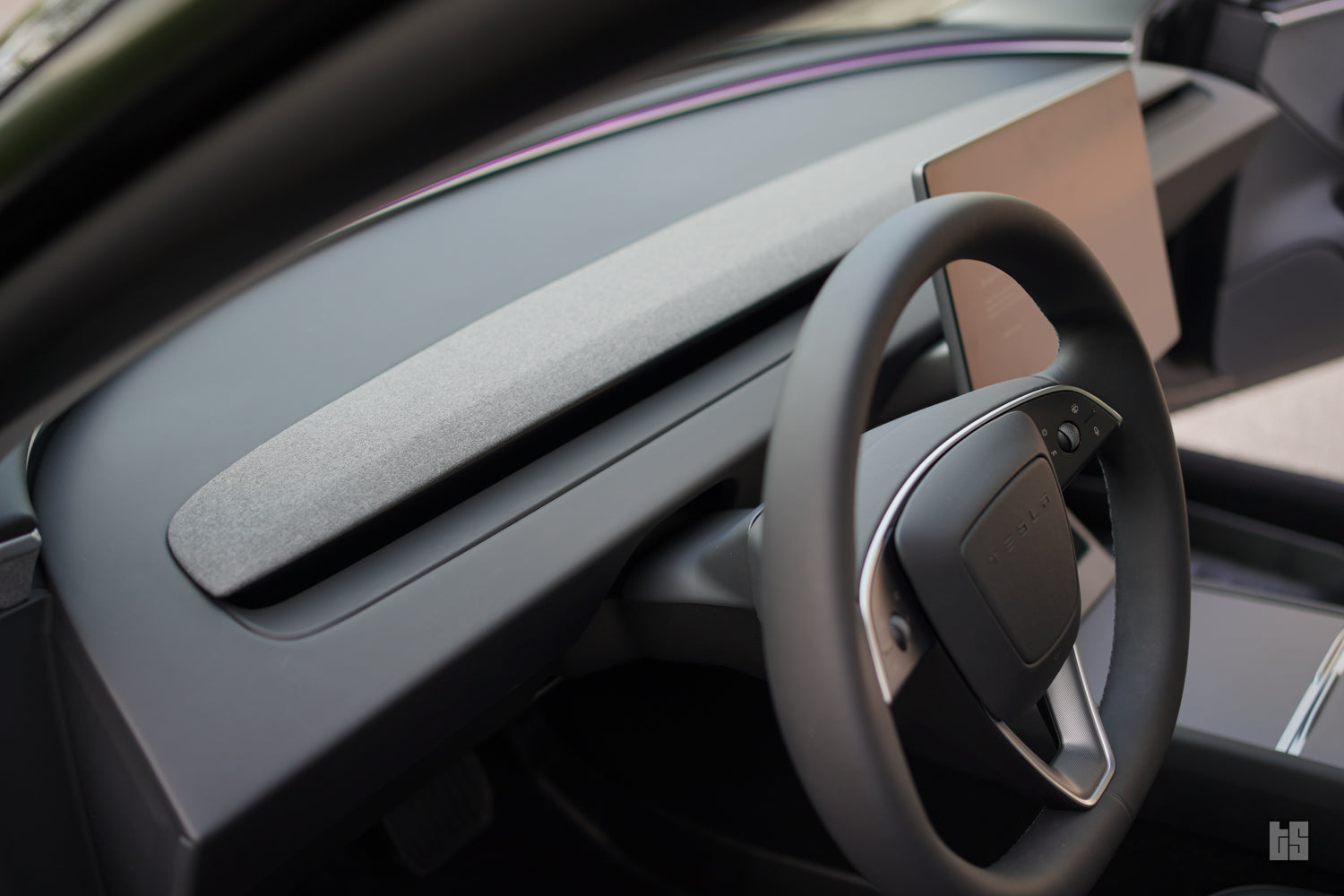 Model 3 Matte Black Dash Trim Cover