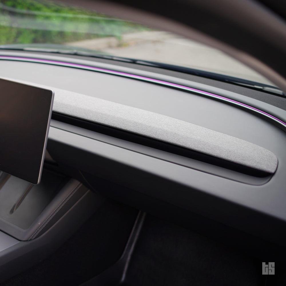 Model 3 Matte Black Dash Trim Cover