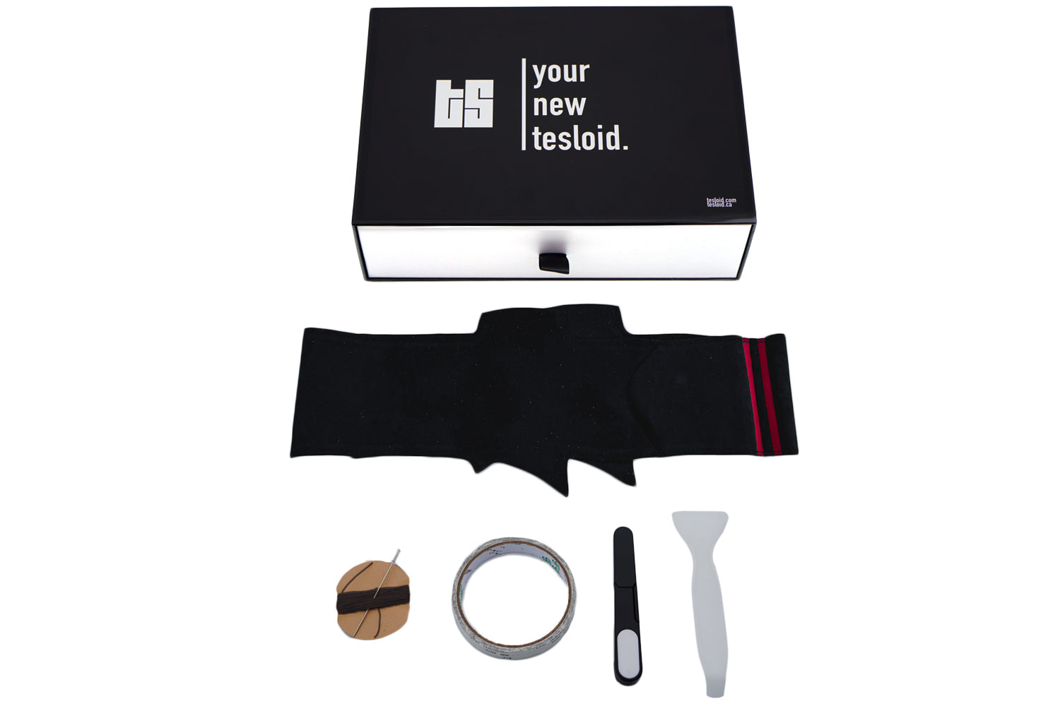 Model Y Steering Wheel Cover – Hand Stitch – Black Suede