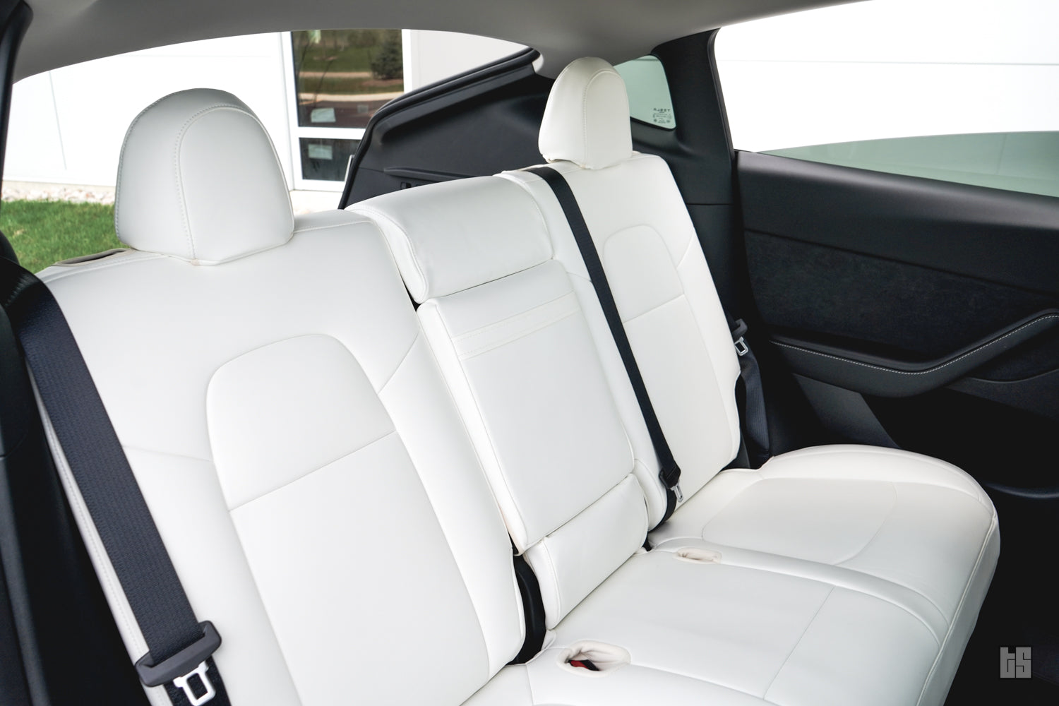 Model Y Napa Leather Seat Covers – Dove White