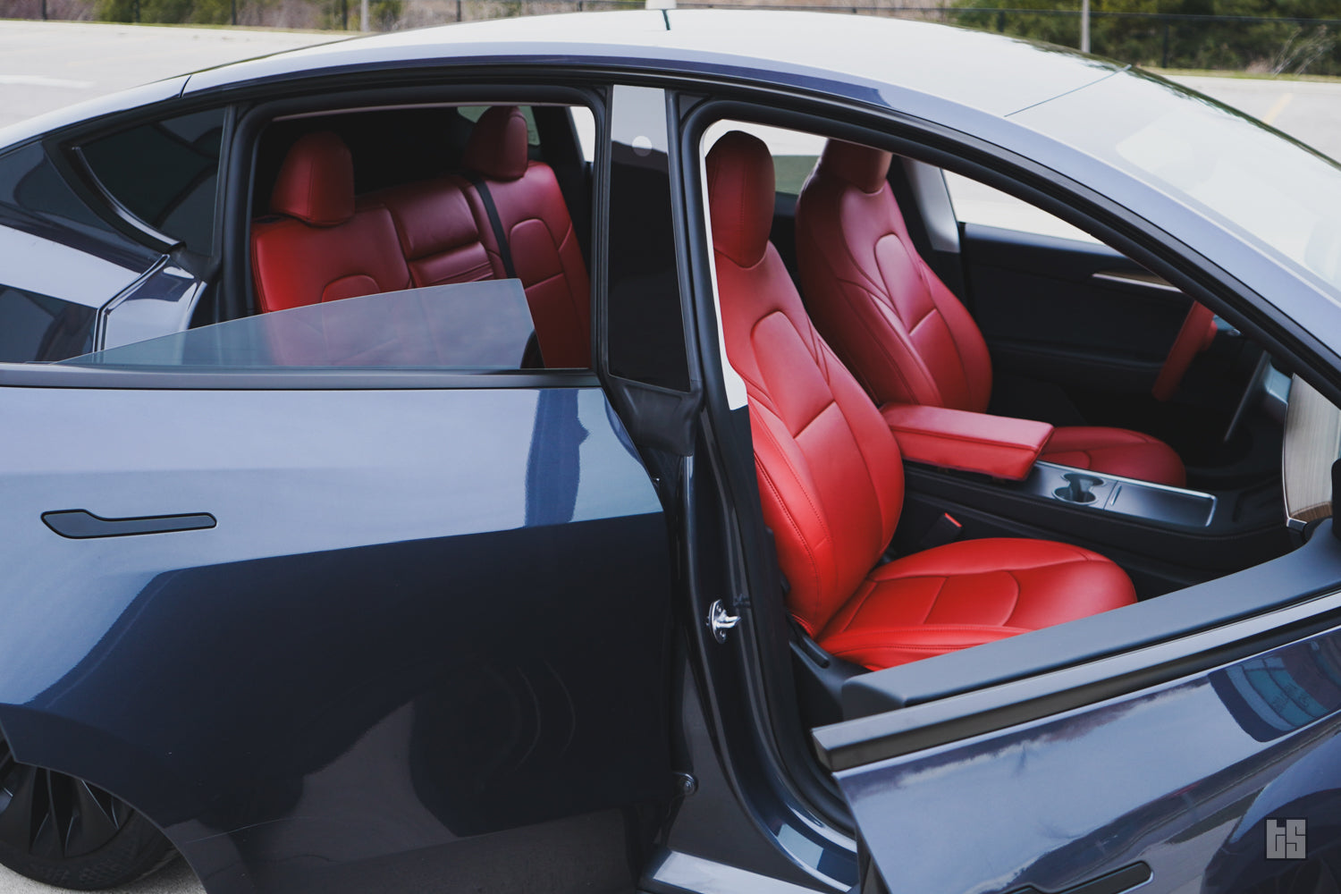 Model Y Napa Leather Seat Covers – Rolls Royce Red