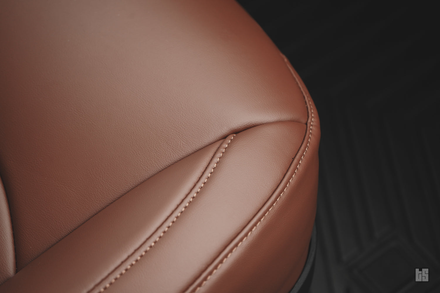 Model 3 Napa Leather Seat Covers – Saddle Tan