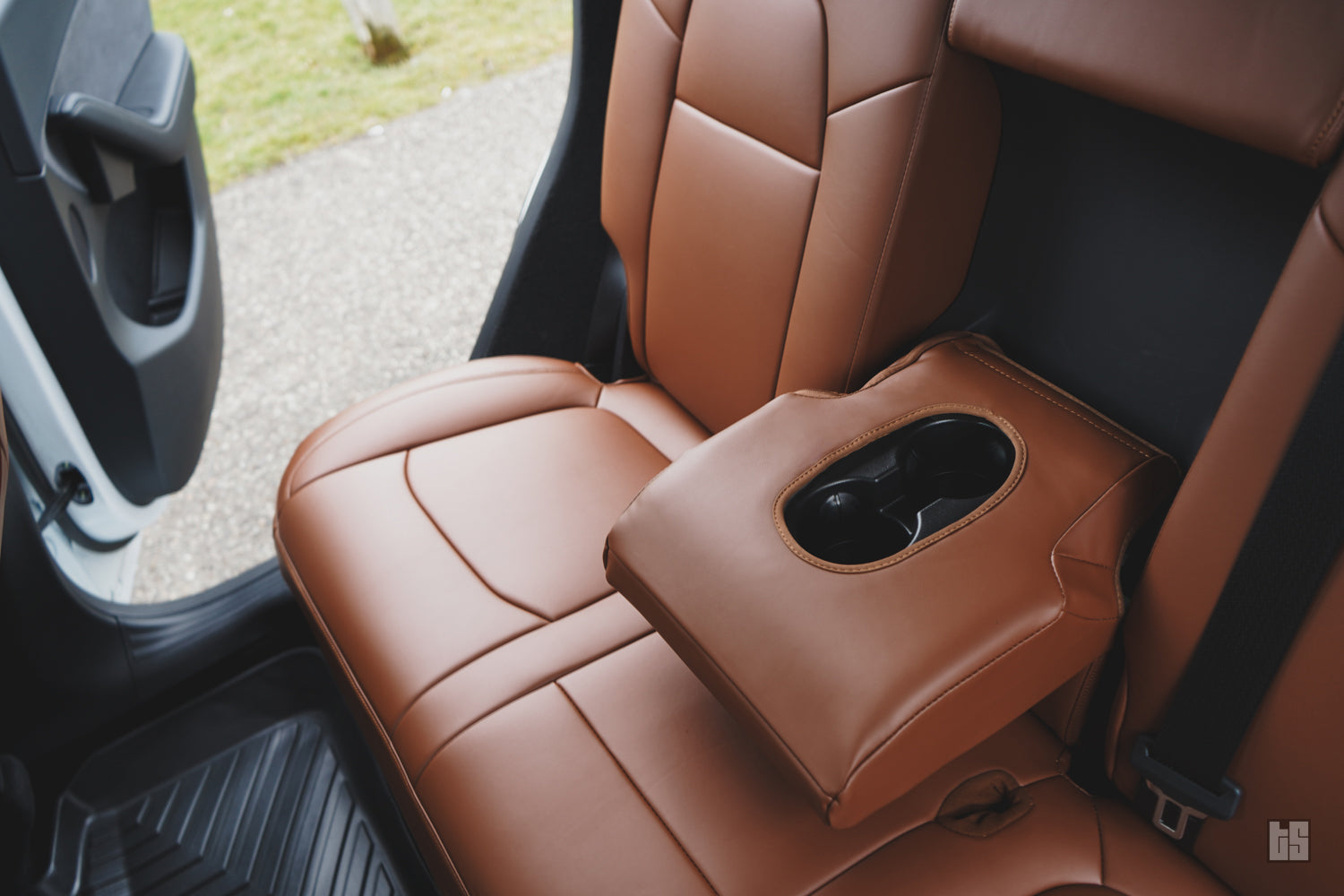 Model 3 Napa Leather Seat Covers – Saddle Tan