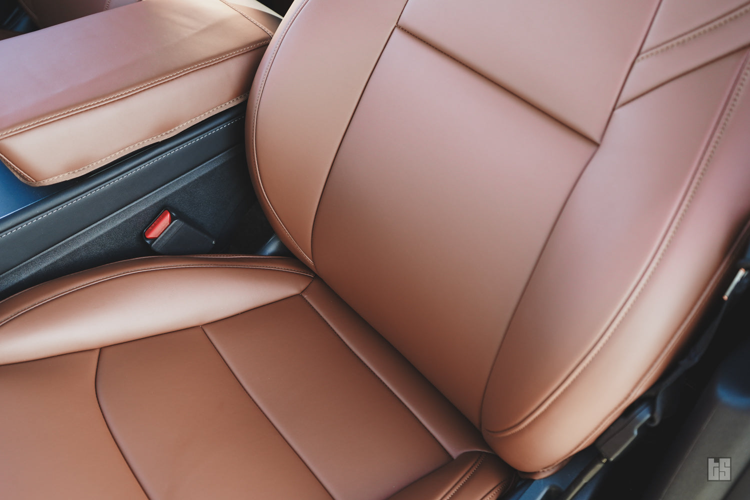 Model Y Napa Leather Seat Covers – Saddle Tan