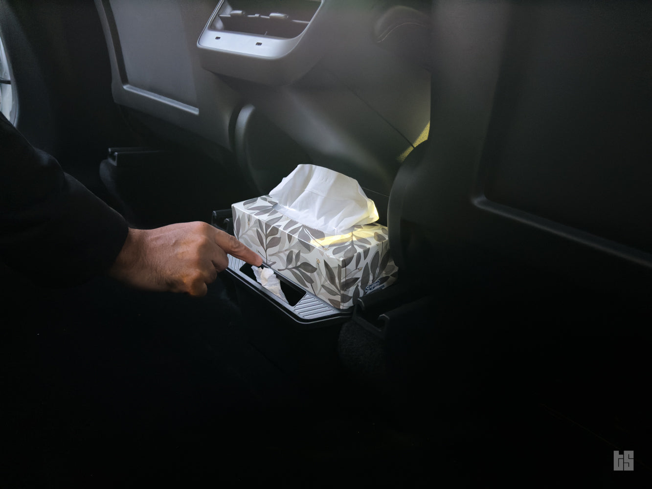 Model Y Rear Trash Can