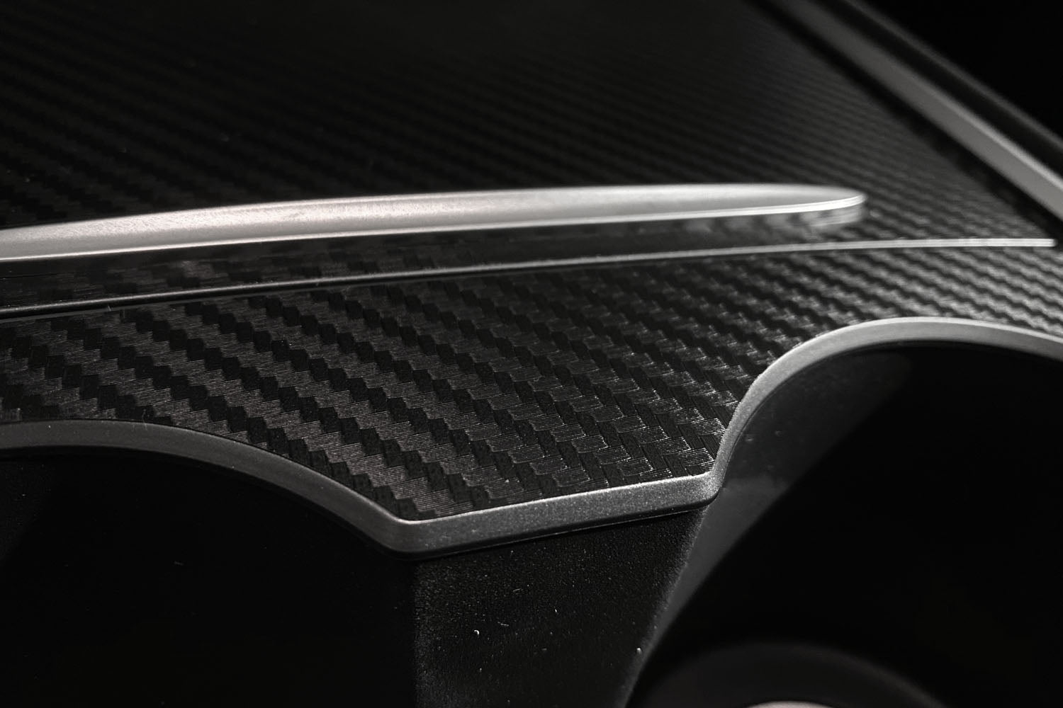 Model 3 Carbon Fiber Console Wrap