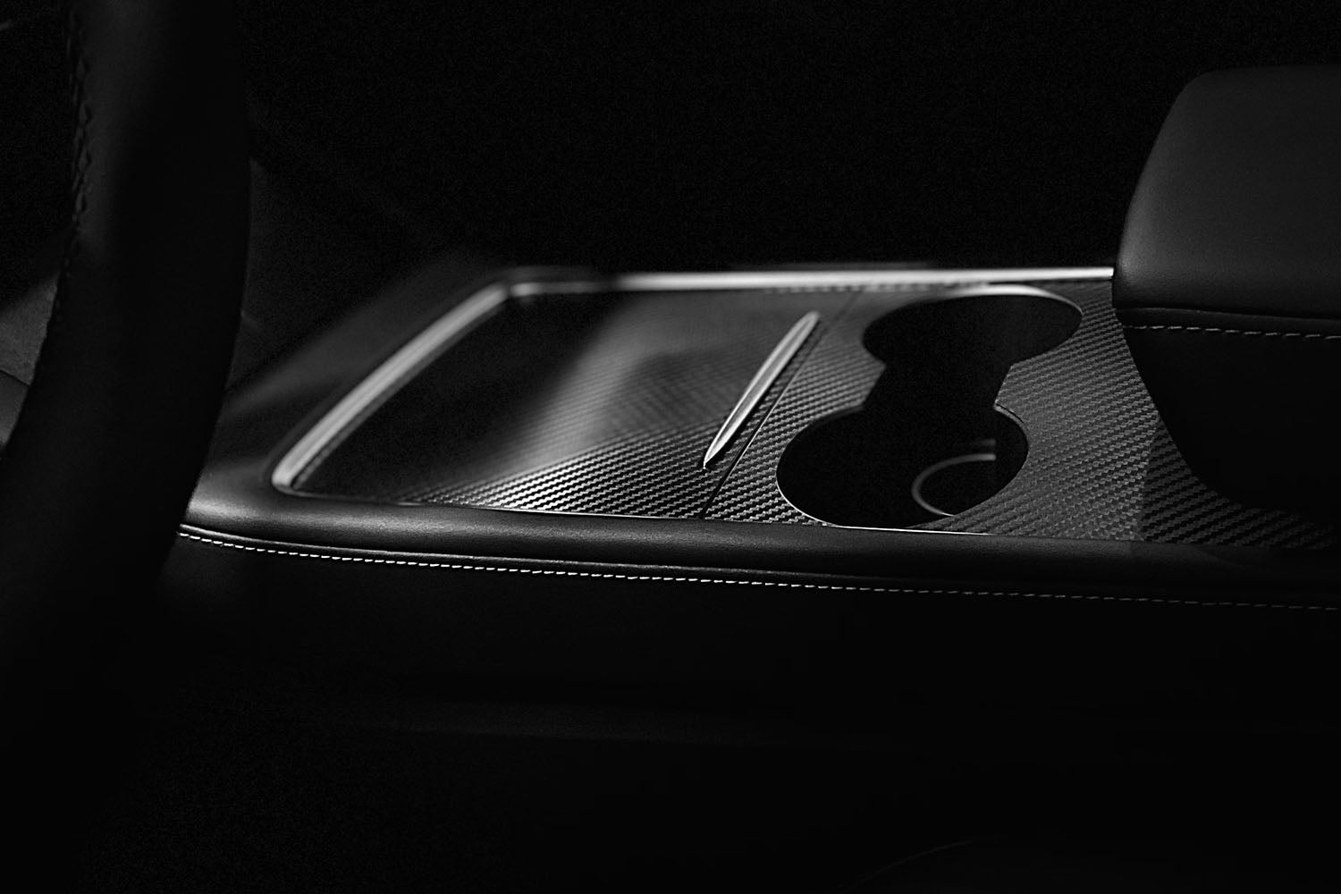 Model Y Carbon Fiber Console Wrap (2021+)