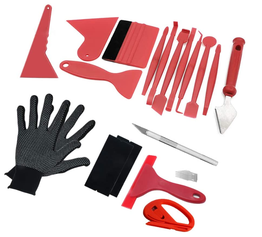 18 Piece Multi Application Squeegee Tools