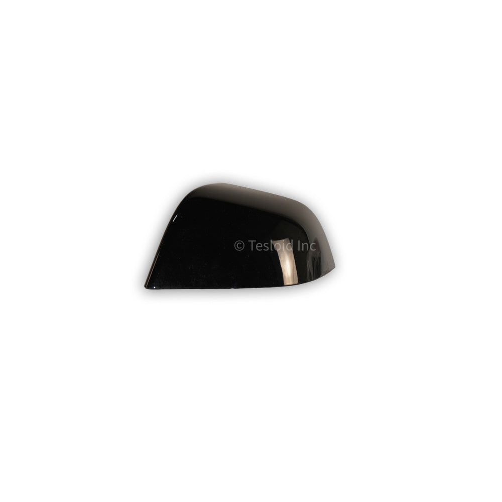SKULL CAP - EXTERIOR MIRROR - LEFT HAND - SOLID BLACK - Model Y