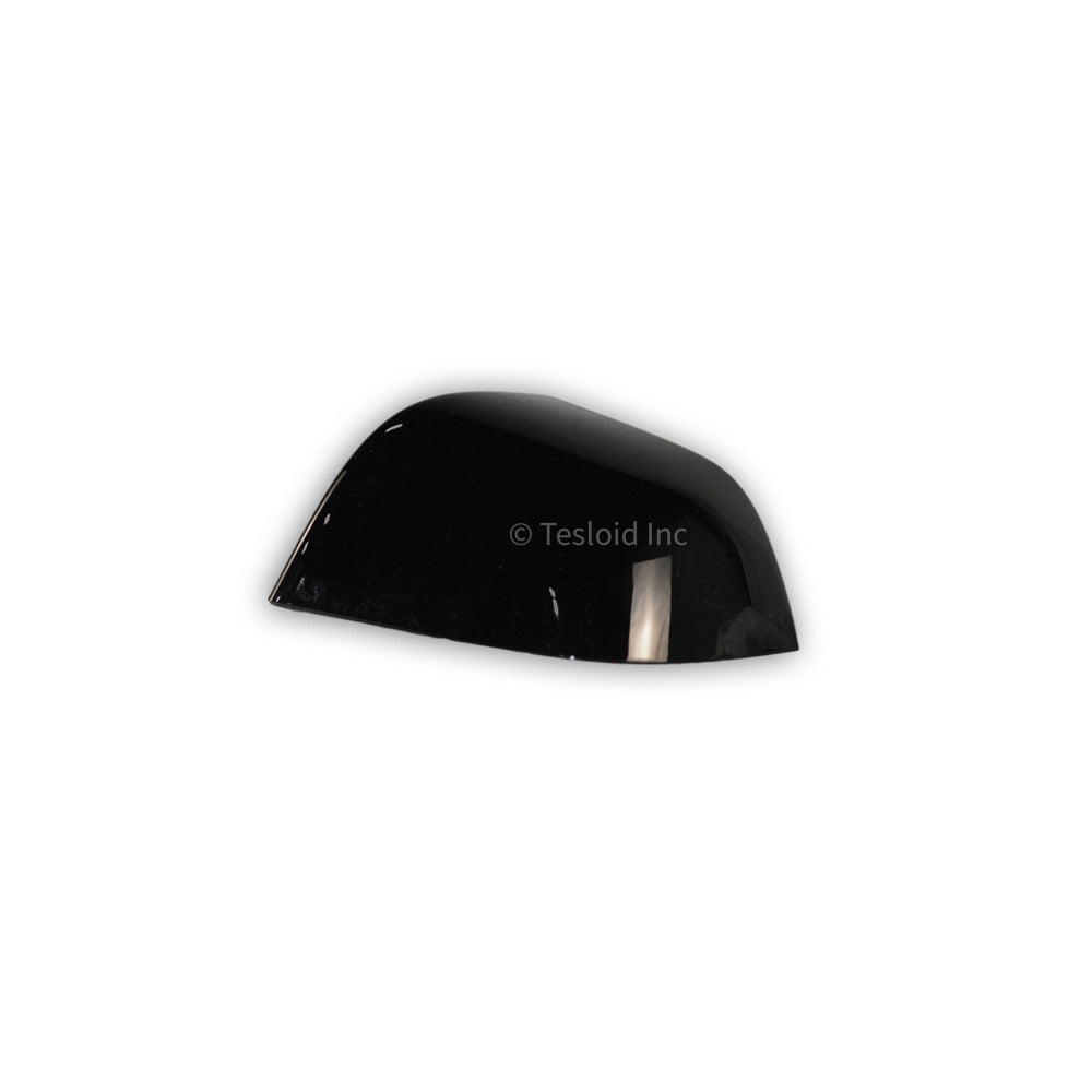 SKULL CAP - EXTERIOR MIRROR - LEFT HAND - SOLID BLACK - Model Y