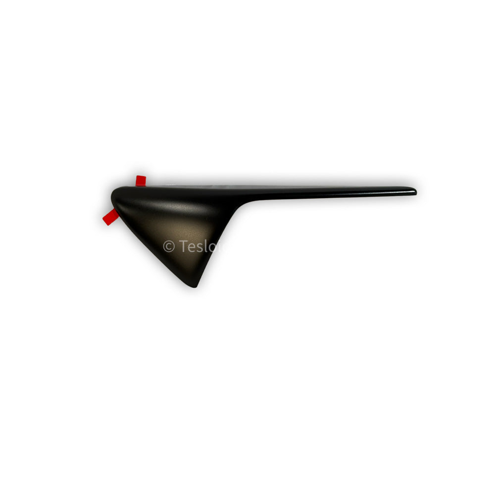 SIDE REPEATER TRIM - CARBON BLACK AERO RIB - LEFT HAND - Model Y