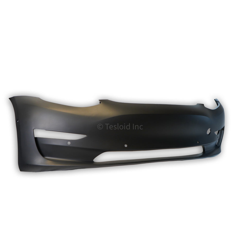 FRONT FASCIA UNPAINTED WITH PARKING ASSIST BRACKETS - Model 3