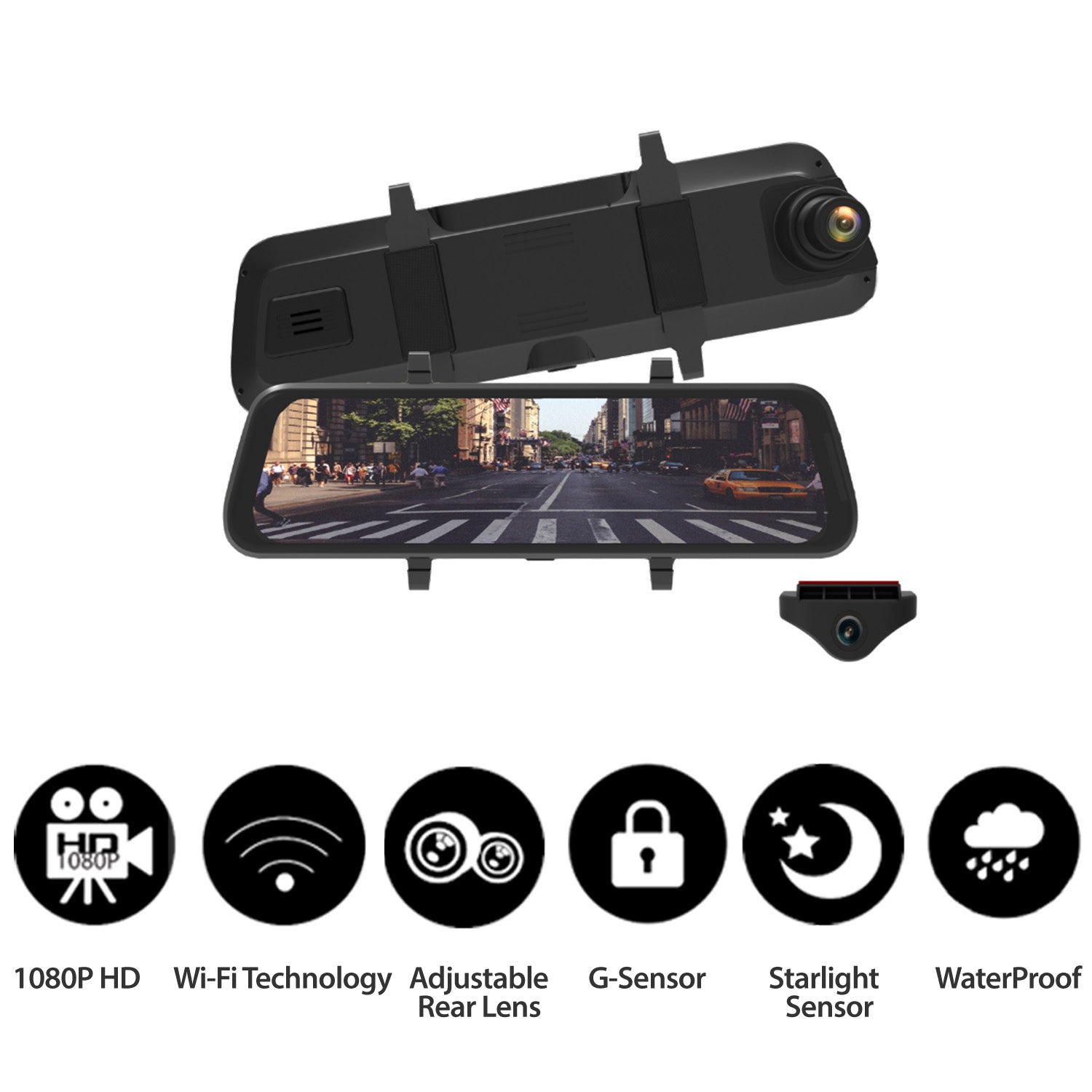 LAB 3-in-1 Digital Rearview Mirror