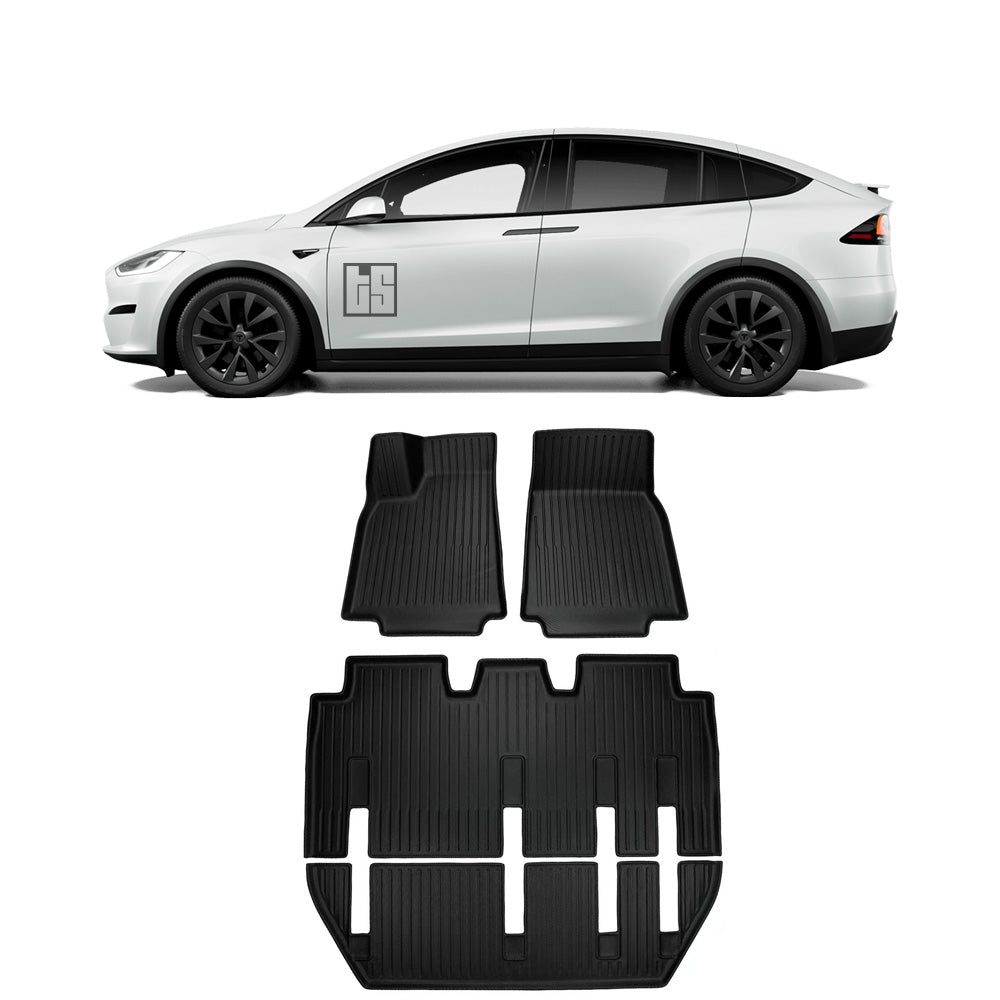 Model X Floor Mats – 3D Extreme Performance – 7 Seater