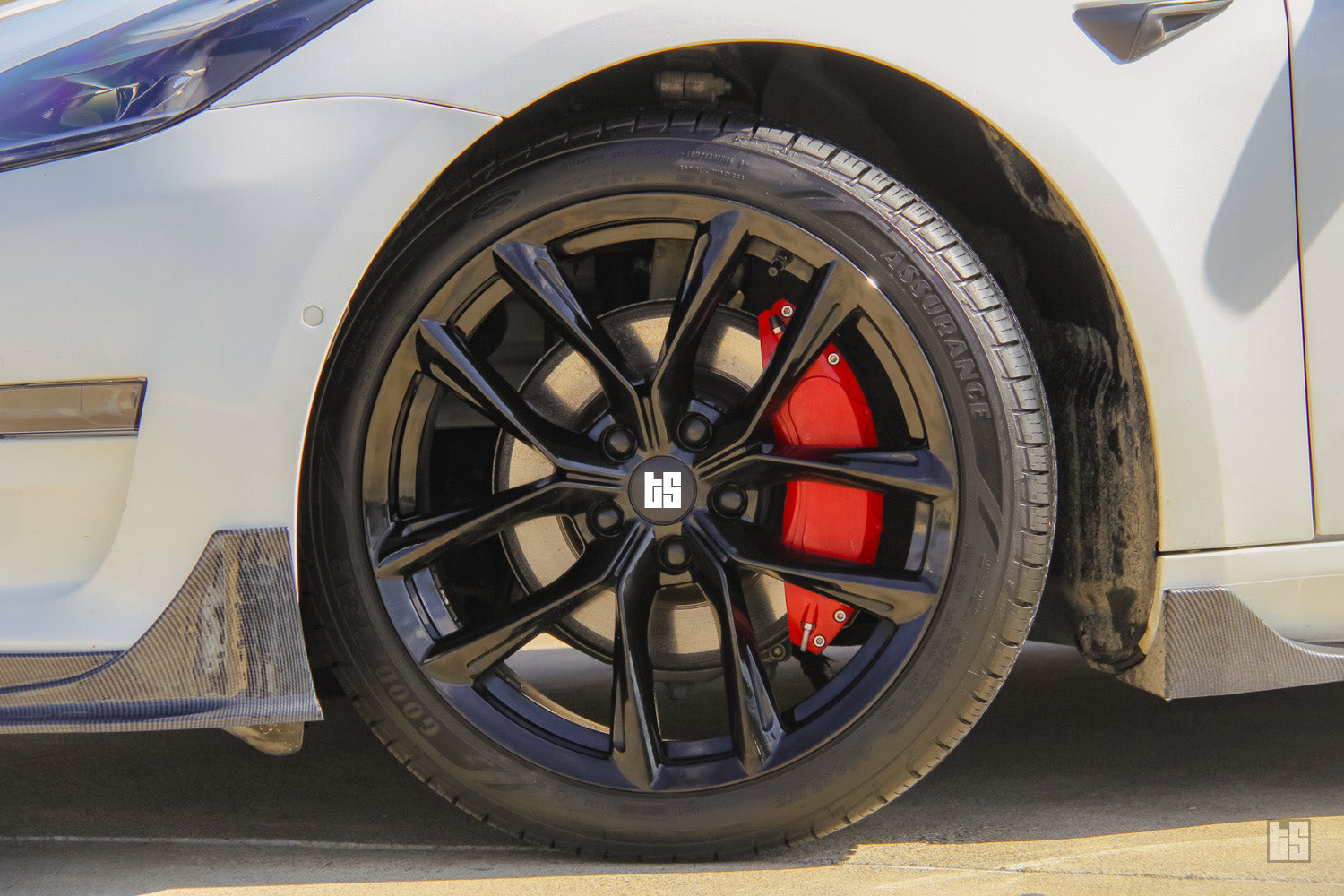 Model 3 TS01 Gloss Black Rims – 19″