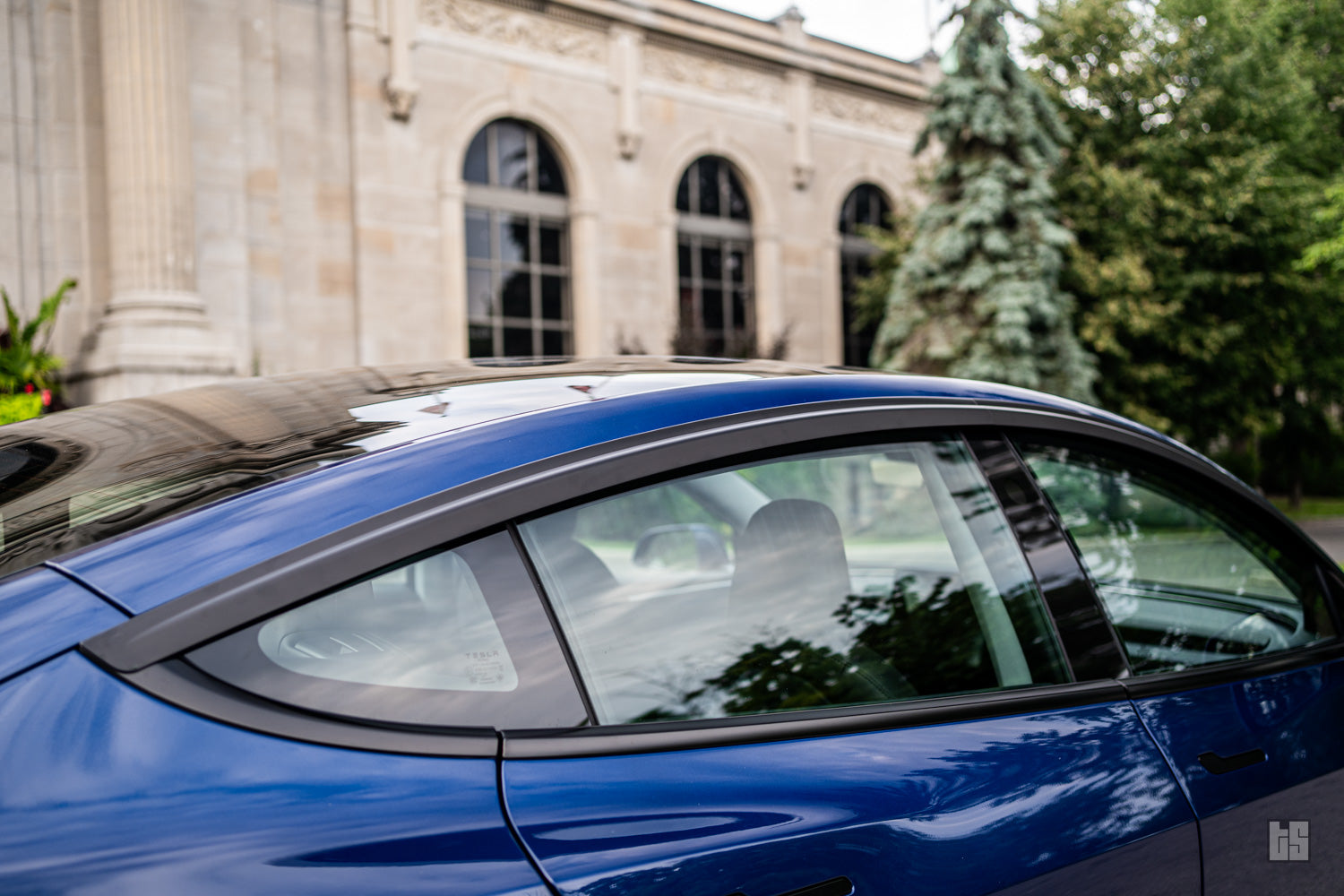 Model 3 Window Visors – Rain & Wind