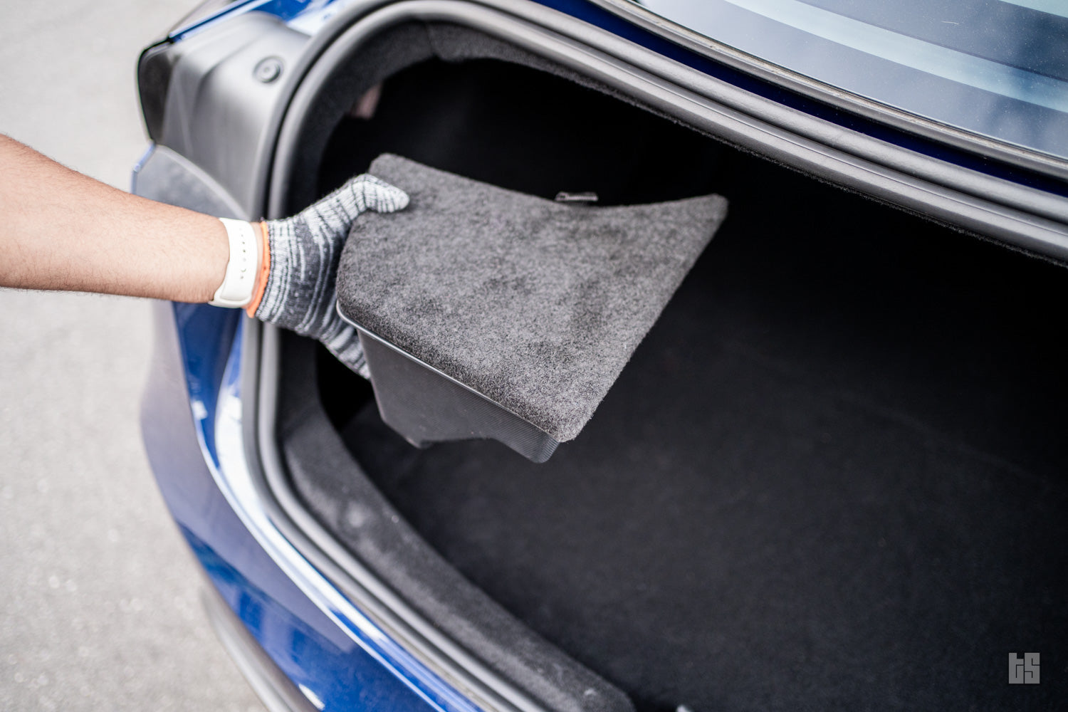 Model 3 Trunk Side Storage Bins