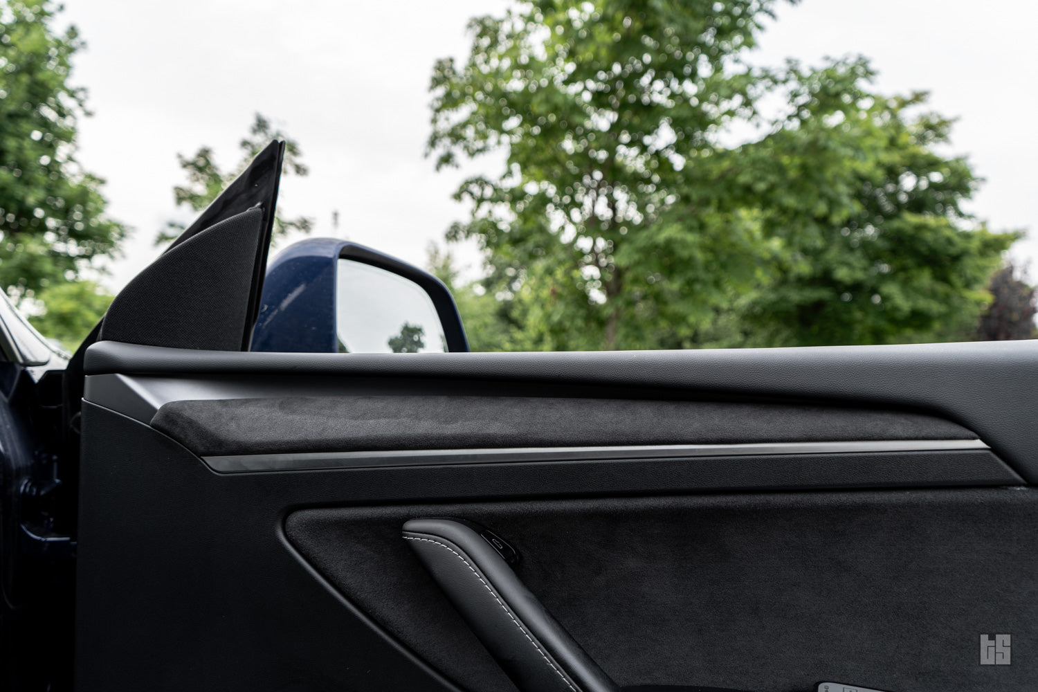 Model 3 Alcantara Dash & Doors Trim Covers