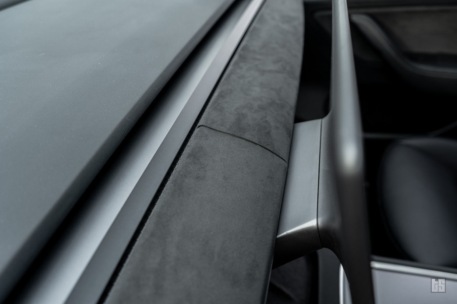 Model 3 Alcantara Dash & Doors Trim Covers