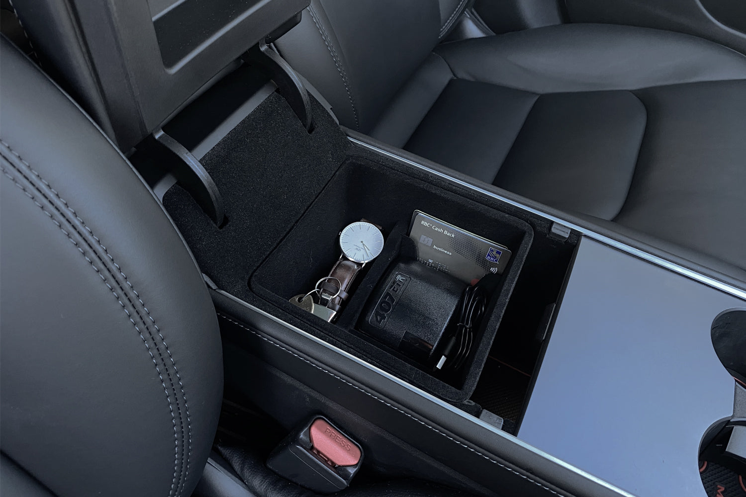 Model 3 Arm Rest Organizer